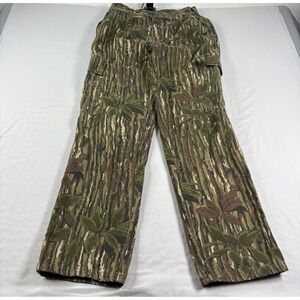 Vintage‎ Spartan Realtree Pants Men 32x34 Treebark Camo Hunting Cargo USA Made